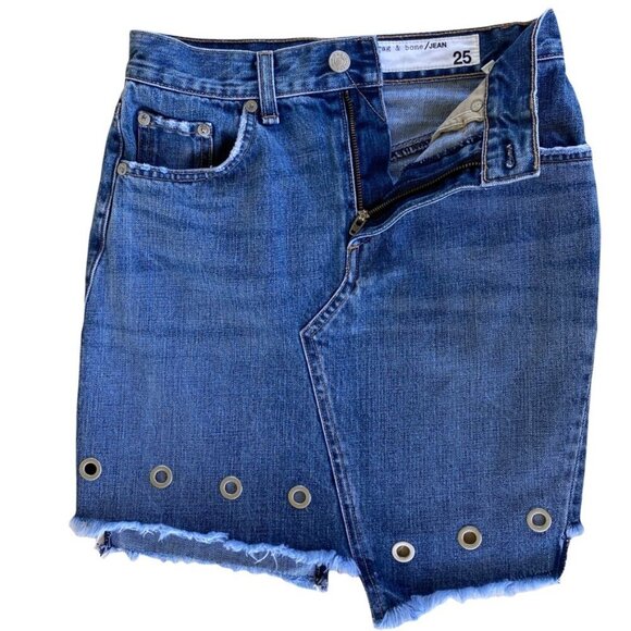 Rag & Bone Willow Eyelet Dive Skirt - Picture 3 of 11